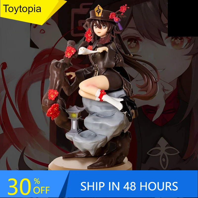 23cm Genshin Impact figurka z Anime Hu Tao Hu Tao kolekcja ozdób figurki dla dzieci PVC dekoracja ozdoba na biurko