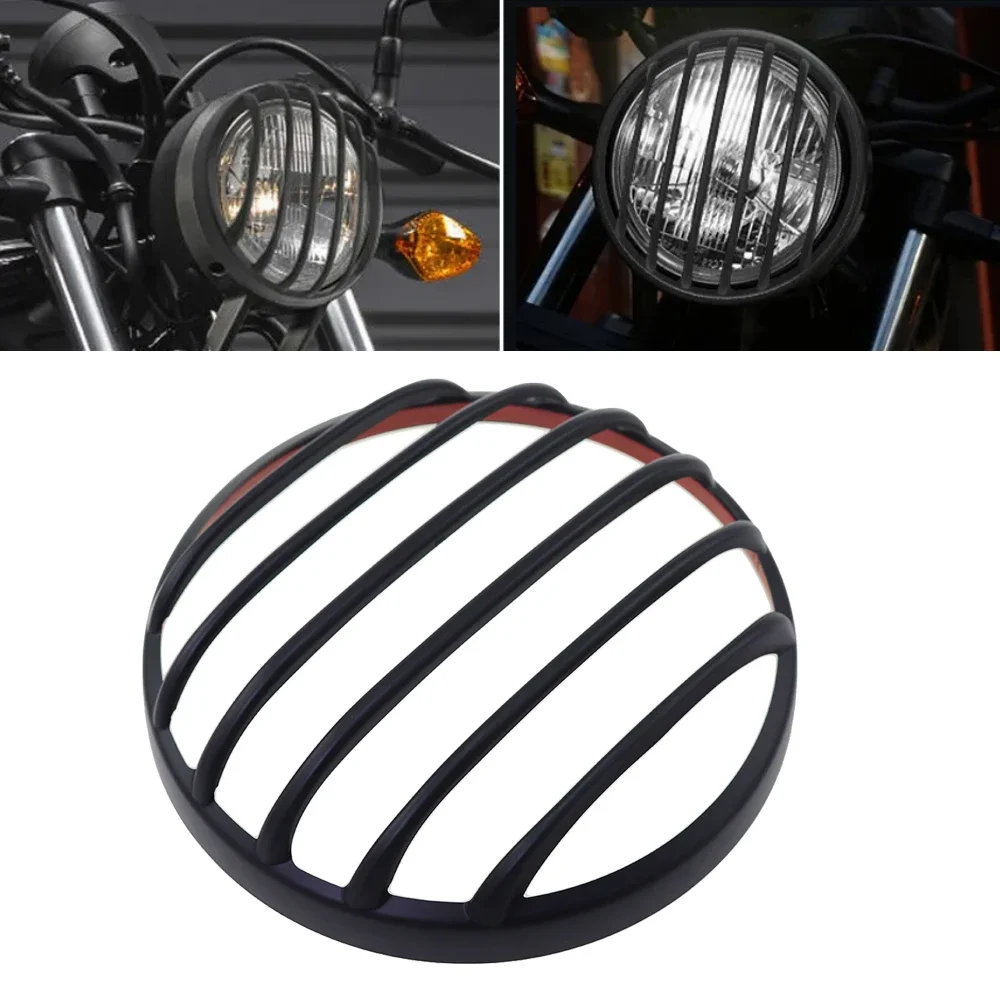 

Motorcycle Front Headlight Grill Cover Head Light Lamp Guard Protector For Honda Rebel CMX500 2017-2023 CMX1100 2020-2023 GV300S