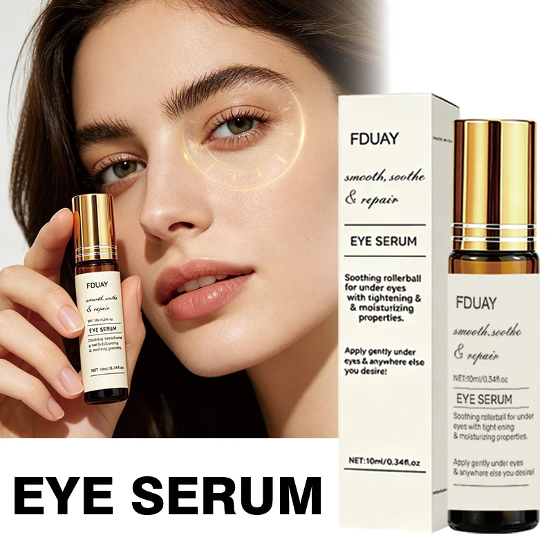 FDUAY Roll-on Eye Serum for Nourishing Fragile Eye Skin with Steady Moisture Soothing And Smoothing Dull Under-Eye Areas