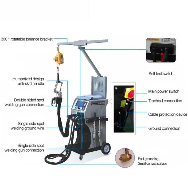 New Arrival SGYC-30 Standard Body Repair Machine Spot Welder with Dent Puller for Steel Body Repair