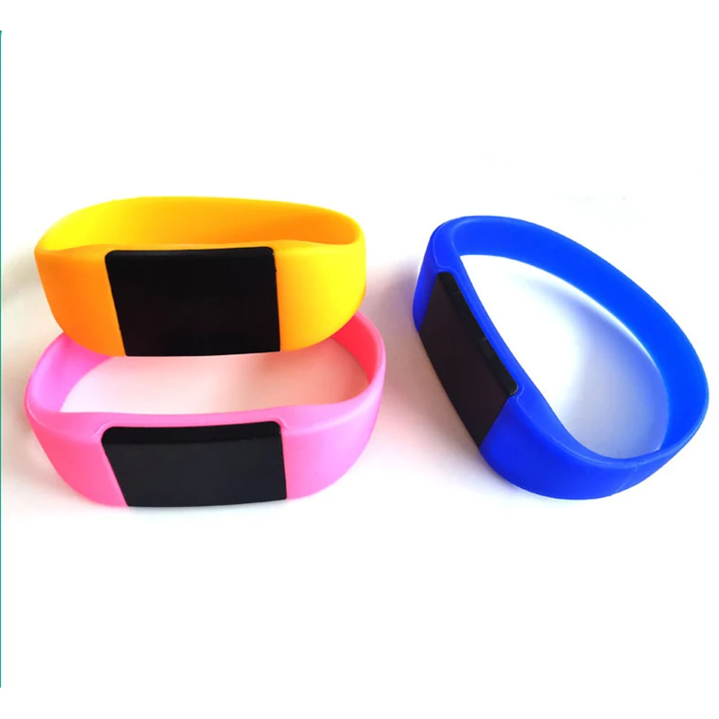 10Ps T5577 EM4305 NFC Armband Token Wiederbeschreibbare Beschreibbare Rewrite 125khz Duplizierer Silikon RFID Armband Access Control Karte