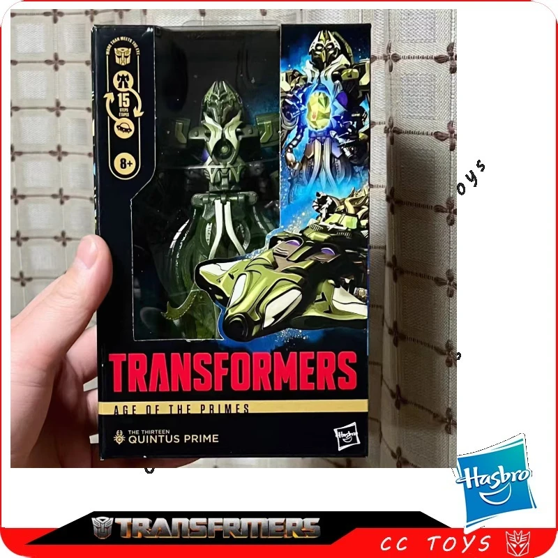 In Stock Hasbro Transformers Toy Age Of The Primes  Quintus Prime Models Anime Movie Toys Robots Action Figures  Hobbies