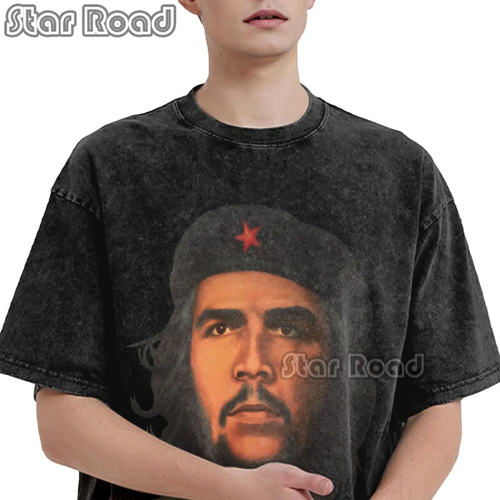 Che Guevara Shirt Rebel Cuban Shirt Guerrilla Revolution T-Shirt Casual Short Sleeve Men T Shirt Oversized O-neck Vintage Tshirt