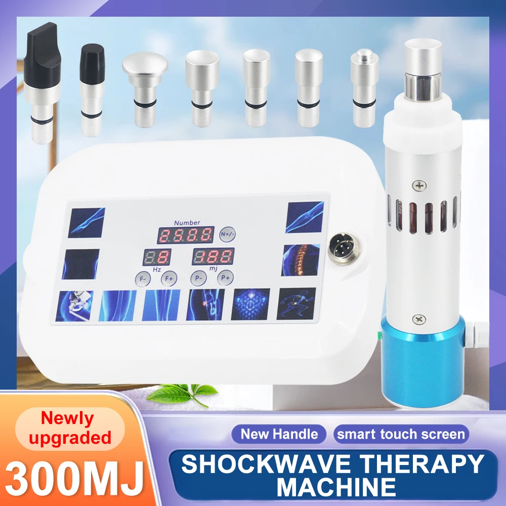 

300MJ машина для ударно-волновой терапии для лечения эректильной дисфункции ED, облегчение боли, массаж тела, релаксационный ударно-волновой массажер