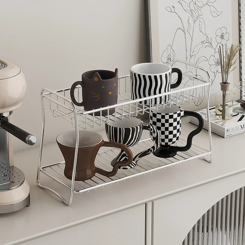 

Многоуровневый органайзер для приправ и специй, эстетичный стеллаж для хранения на столешнице, с дренажом, для гостиной, мебель для хранения вещей ​ XY40ZWJ