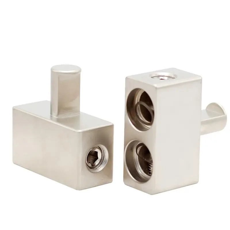 

Multi-Functional 2Pcs/Set Car Stereo Power Cord Plug Amplifier Battery One-Part-Two Splitter High Power Supply Terminals-AEF7