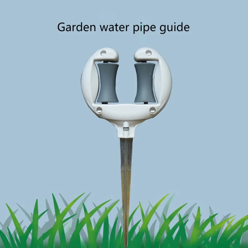 Garden Hose Guide Water Pipe Positioning Holding Smooth Roller Pointed Head Outdoor Yard Garden Irrigation Tool