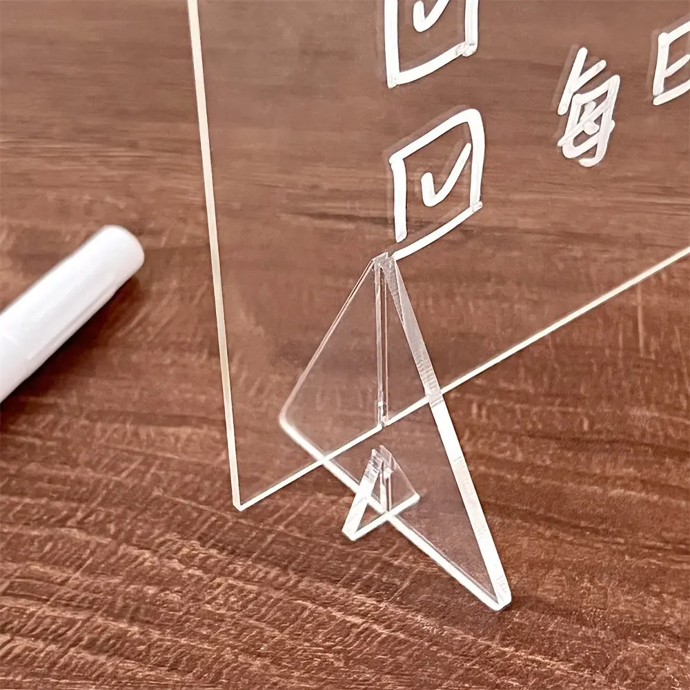 Simple and Transparent Acrylic Noteboard Student Message Board Creative Memo Portable Mini Writing Board