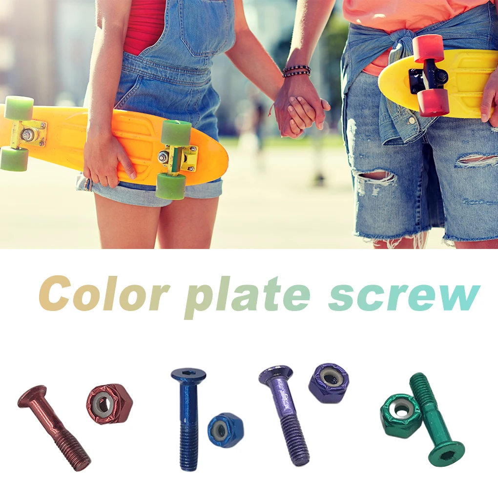 Skateboard Screw Longboard Mounting Screws Bolts Nuts Hardware Kids