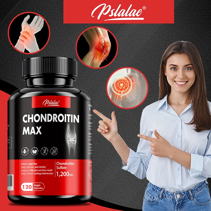 

Chondroitin Capsules - Protect Cartilage,Reduce Joint Pain,Support Bone and Joint Health,Enhance Flexibility & Immune Function
