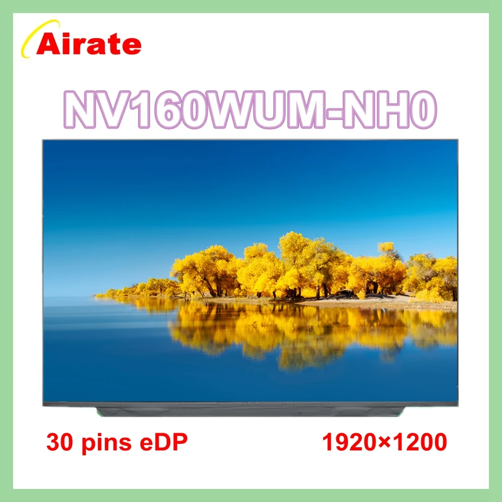 Imagem -01 - Slim Led Matrix para Huawei Matebook d 16 Rlef16 Painel de Tela Lcd Portátil Exibição Fhd 1920*1200p Ips 60hz sem Toque 16 Pol slim led matrix para huawei matebook d 16 rlef16 painel de tela lcd portatil exibicao fhd 19201200p ips 60hz sem toque 16 pol 01