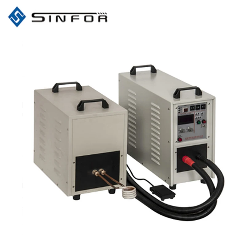 IGBT 25kw industrial bearing magnetic high frequency handheld metal induction heater for bolts