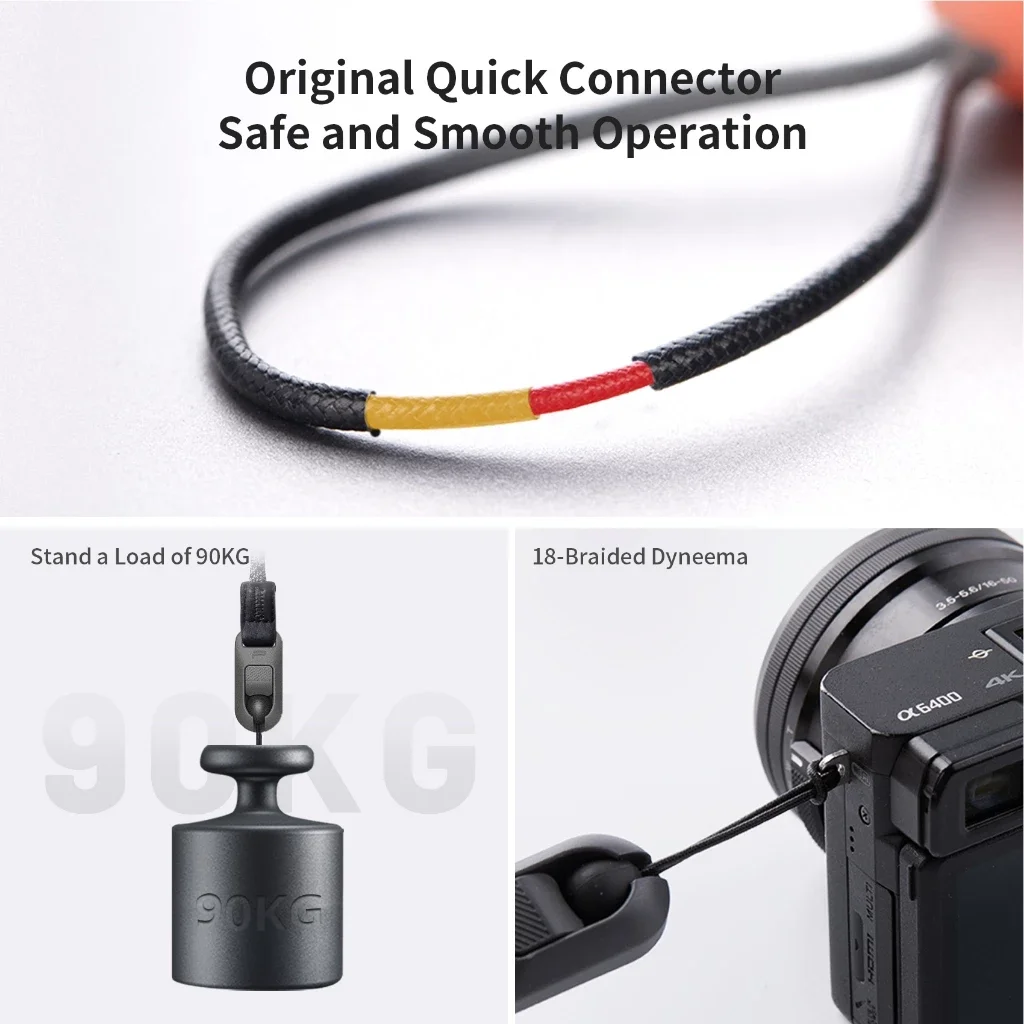 PGYTECH Camera Shoulder Strap Air Basic Version Artistic Version 950-1400mm With Quick Beads and Strap Adapters For CSC Camera