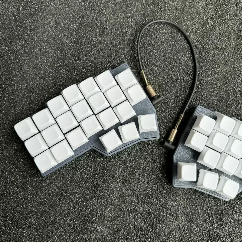 Corne V4.1 Split Keyboard Kit Support QMK/VIAL Wired RGB Custom HotSwap Ergonomic DIY Gamers Design Left and Right Hand Keyboard