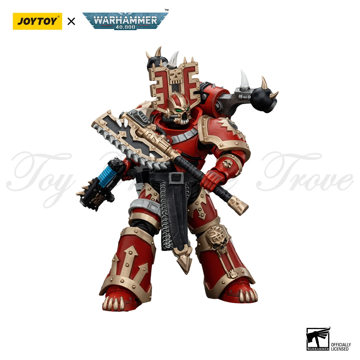 [IN MAGAZZINO] JOYTOY 1/18 Warhammer 40k Action Figures World Eaters Khorne Berzerker 7PCS Collezione Figure Modello Giocattolo Regalo