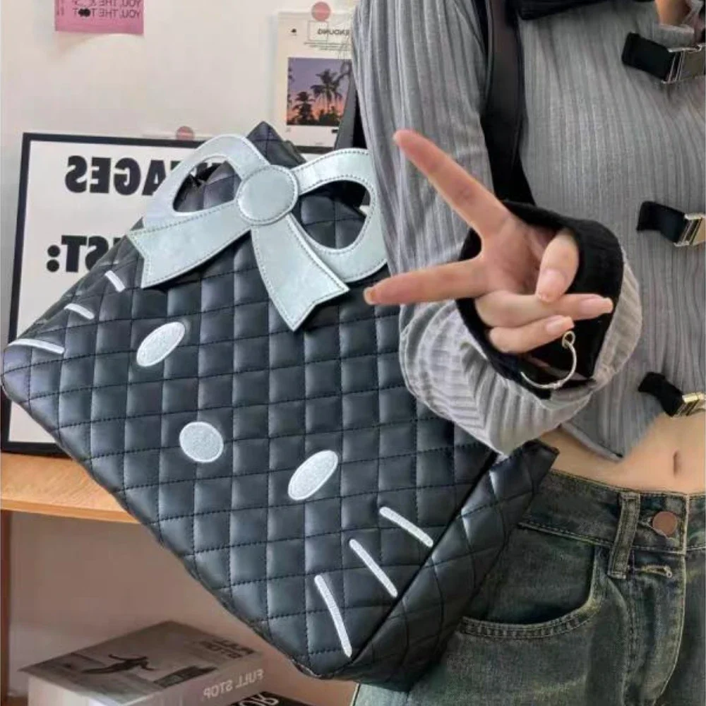 Sac à Main Mignon avec Nministériels d pour Femme, Sacoche de Grande Capacité, de Rangement, pour les Abonnés aux Documents Polyvalents, Hello Kitty