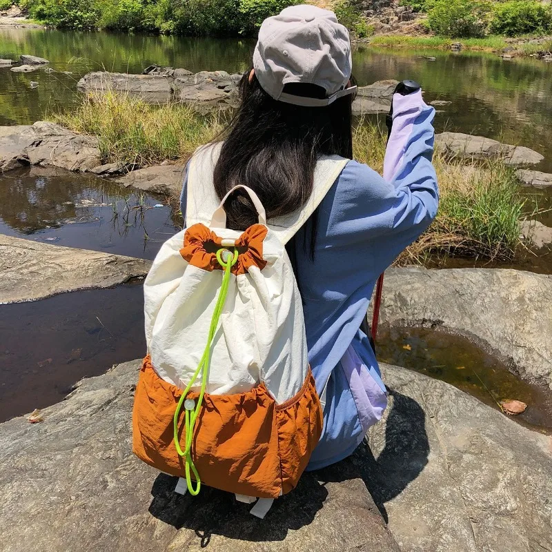 

Backpack Lightweight Travel Bundle Hiking Badminton Outdoor Drawstring Mountaineering Backpack Large Capacity Leisure School Bag