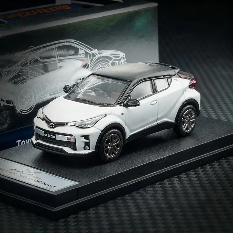 1:64 CHR C-HR SUV Legierung Automodell Druckguss Metall Fahrzeuge Automodell Hohe Simulation Sammlung Miniatur Maßstab Kinder Spielzeug Geschenk