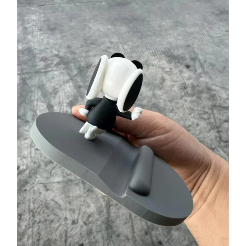 Snoopy Phone Holder Cute Silicone Ornament Cartoon Snoopy Joecool Phone Holder Desktop Decoration Children Birthday Gift