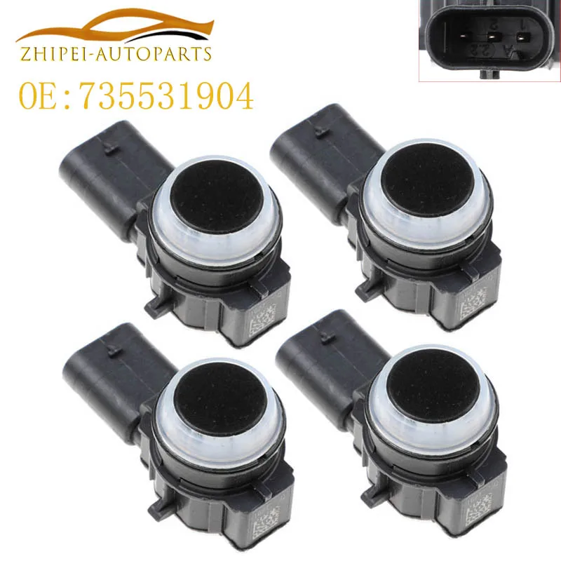 735531904 PDC Parking Sensor Car 0263013403 For FIAT Panda 3 500 500X 500L For JEEP Renegade Compass 2