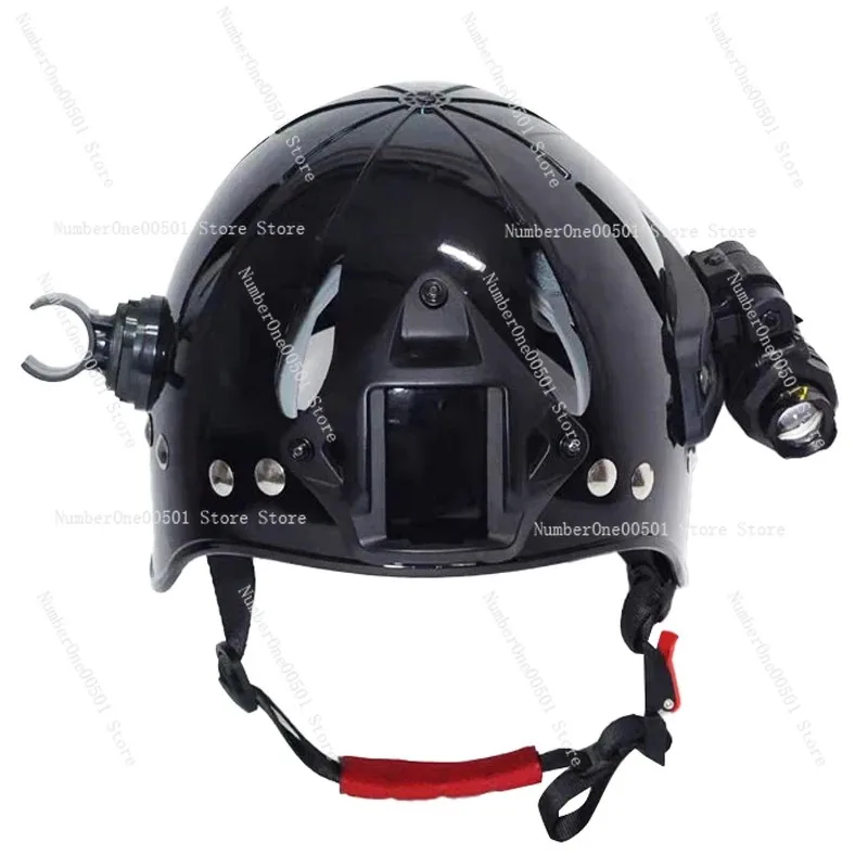 Diving Helmet Anti Impact Thickened Saltwater Resistant Red Yellow Tactical Water Rescue Safety Helmet