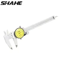 SHAHE 0.02mm Dial caliper Metric Gauge Measuring Tool Dial Caliper Shock-proof Stainless Steel Precision Vernier Caliper tools