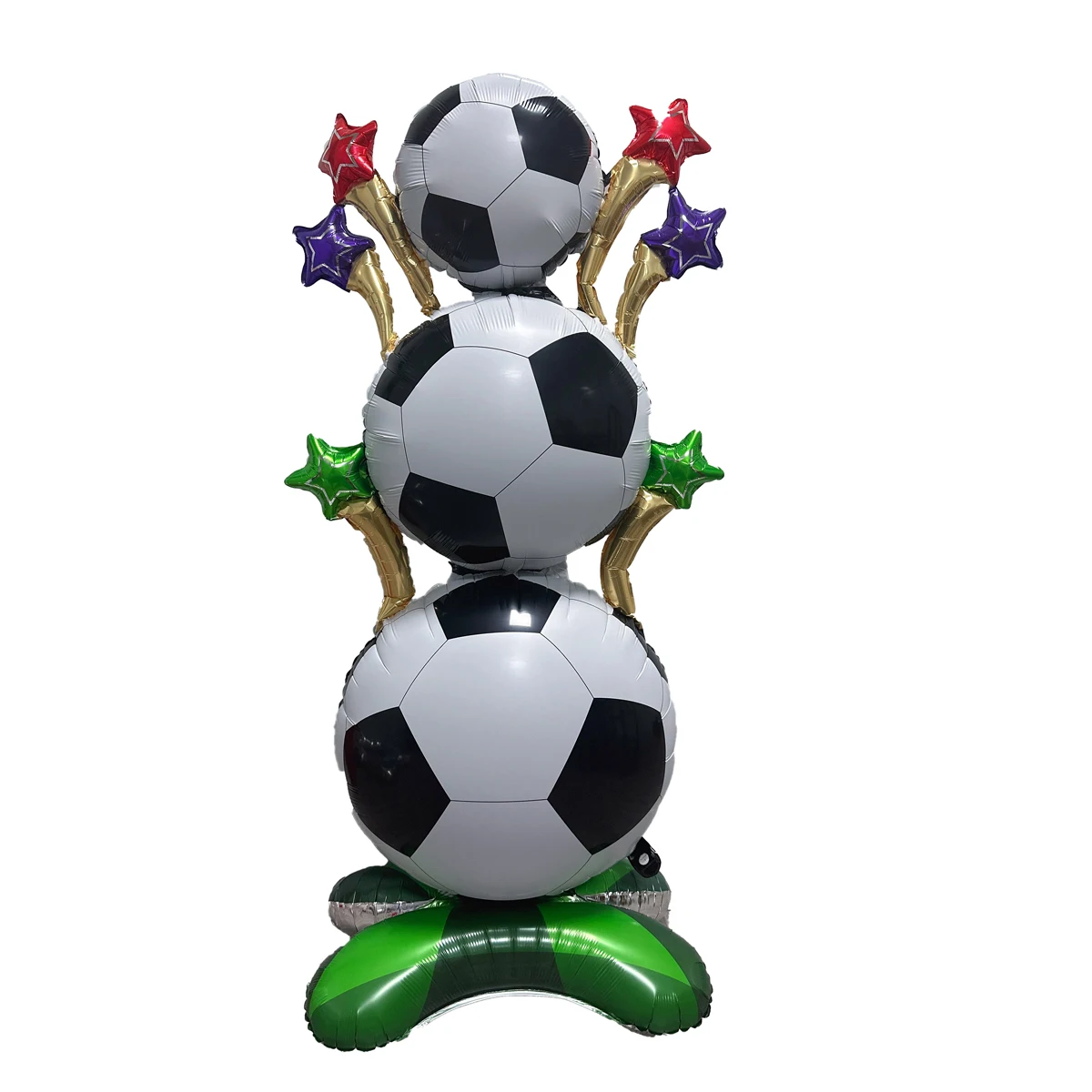 59 inch standaard voetstuk voetbal trofee vorm folie ballonnen voetbalbeker ballon verjaardag voetbal thema feestdecoraties
