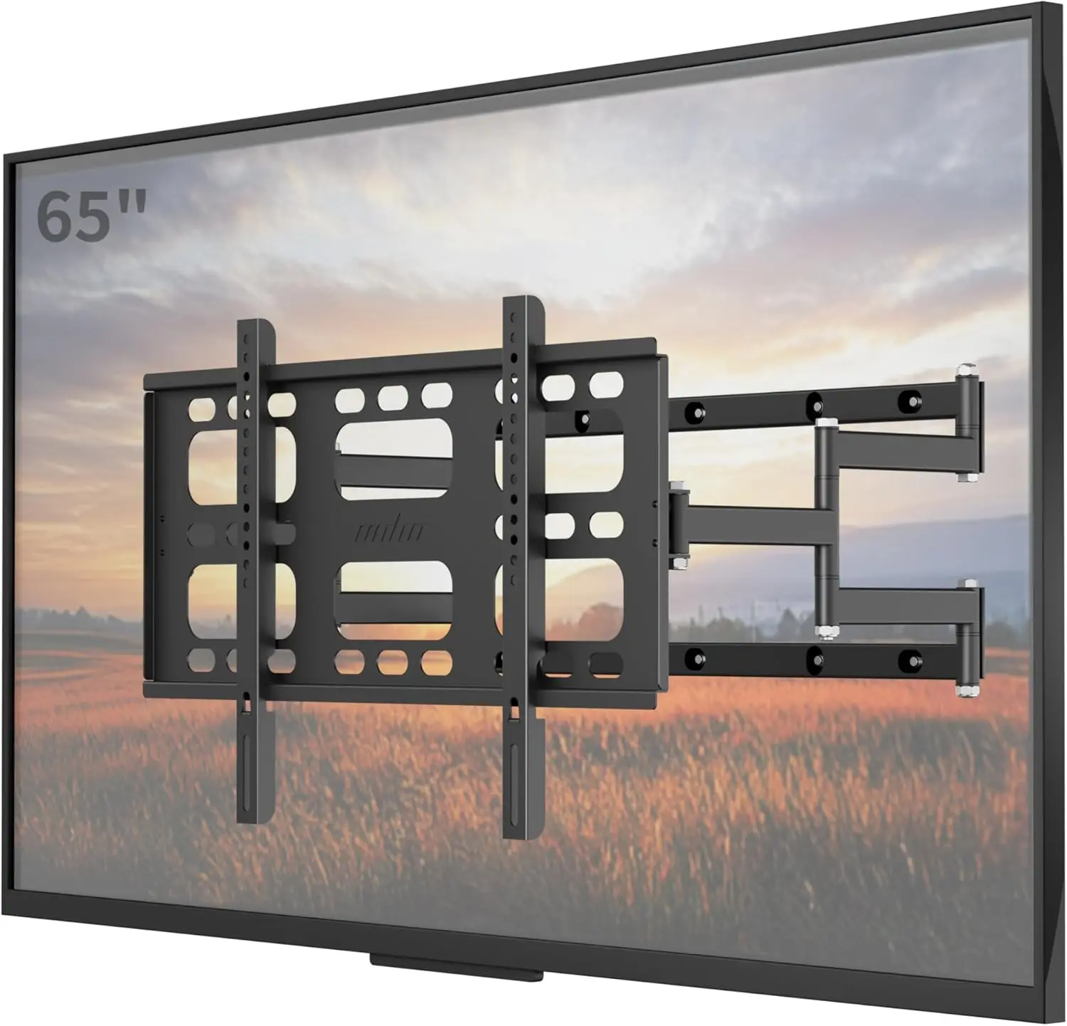 

Поворотный настенный кронштейн для телевизора с полным движением для диагональю 40–85 дюймов с шарнирным двойным кронштейном