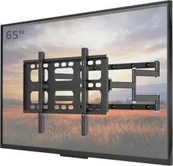 Full Motion Swivel TV Wall Mount Bracket for 40-85 Inches with Articulating Dual Arm