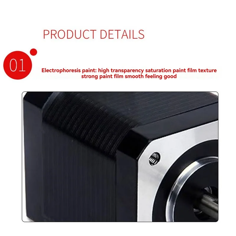 ارتفاع درجة الحرارة LDO 48 مللي متر YK42CM06 موتور نيما 17 محرك متدرج LDO-42STH48-2804AH-R المحرك للطابعة ثلاثية الأبعاد 1.8 درجة 2 المرحلة