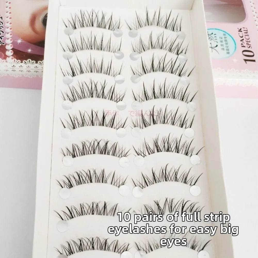 Faux cils pour femmes, style thaïlandais, faits à la main, sans cruauté, naturels, longs, 3D, en faux vison, extension de cils