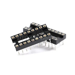 10PCS Round Hole IC Socket Connector Integrated Circuit Socket DIP8 DIP14 DIP16 DIP18 DIP20 DIP28 DIP40 Sockets