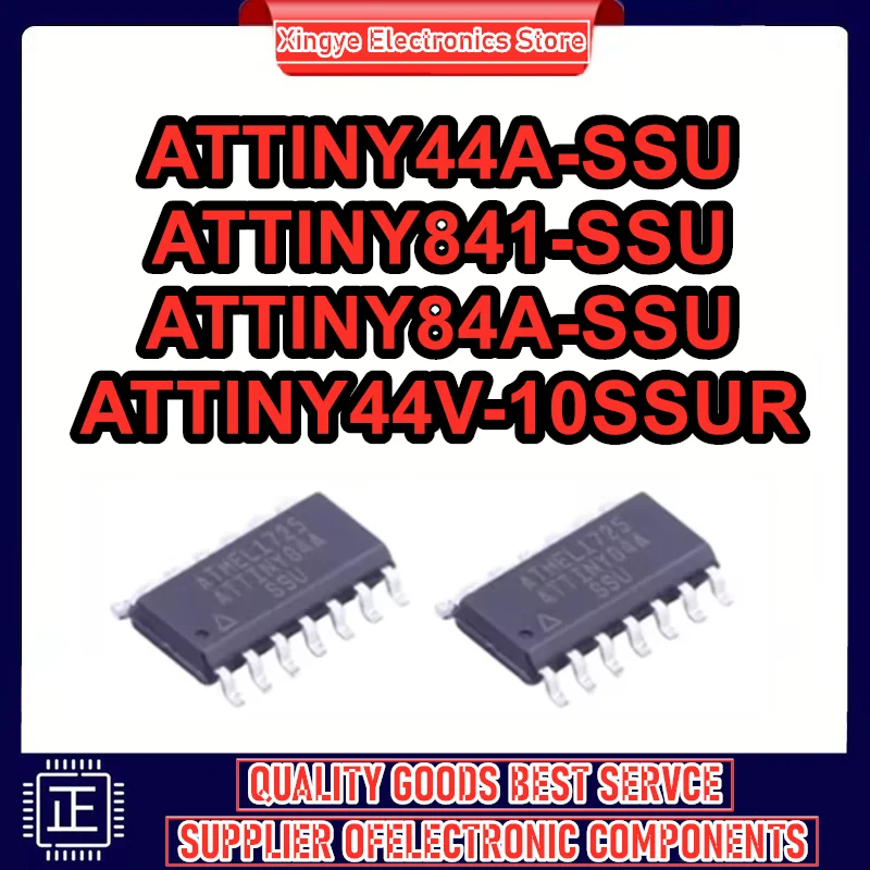 

ATTINY44A-SSU ATTINY44V-10SSUR ATTINY84A-SSU ATTINY841-SSU Микросхема MCU SOP14, интегральная схема, 100% новая, оригинальная, в наличии