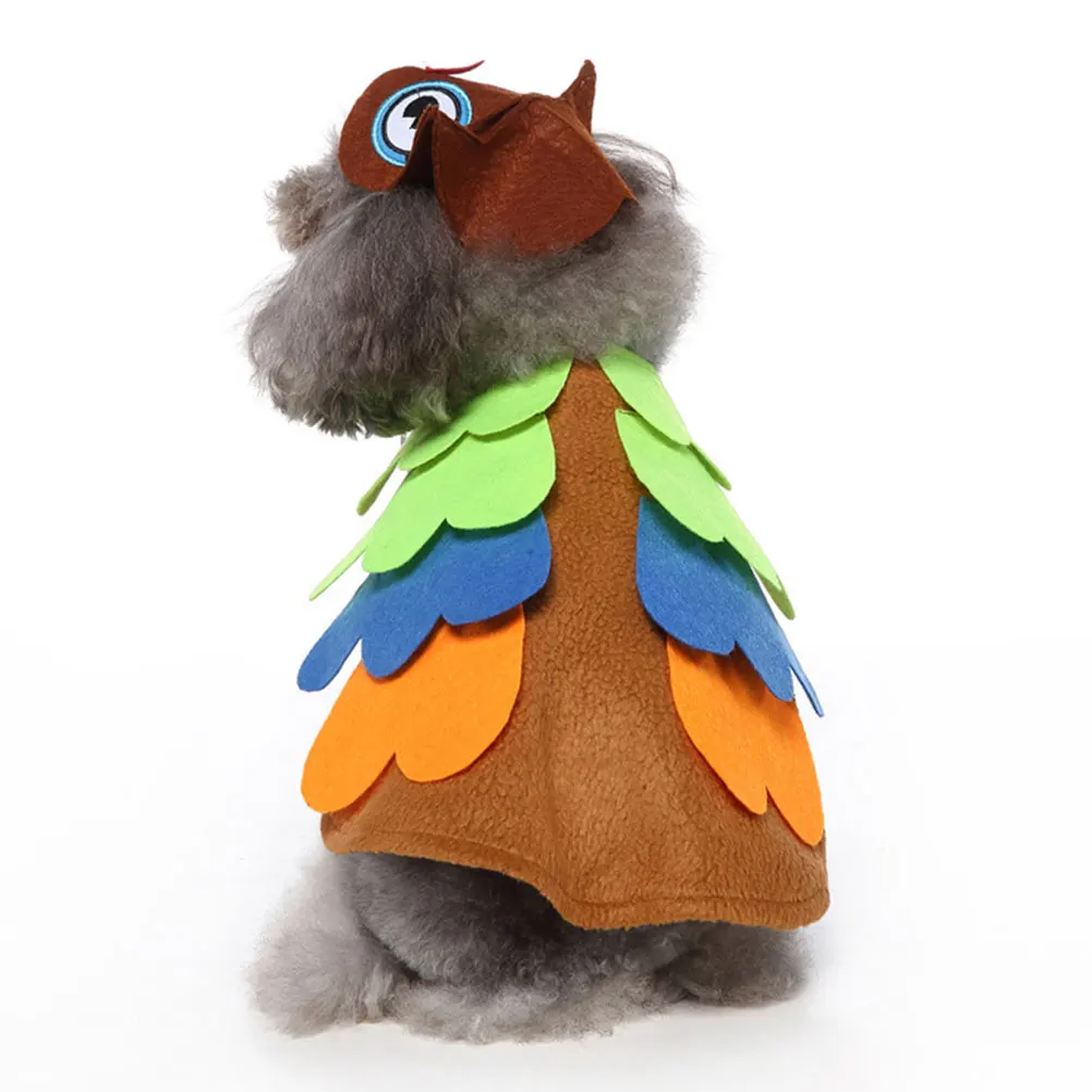 

1PC Pet Halloween Costume Creative Small Dog Apparel Polyester Festive Outfit Clothing Soft Lightweight Fits Most Sizes