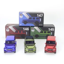 XCarToys 1/64 Mercedes Benz AMG G63 Electroplated Red Diecast Automotive Model Collection Car Model Toys Ornaments