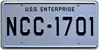 1c,USS Enterprise | NCC-1701 | Metal printing Tin Sign