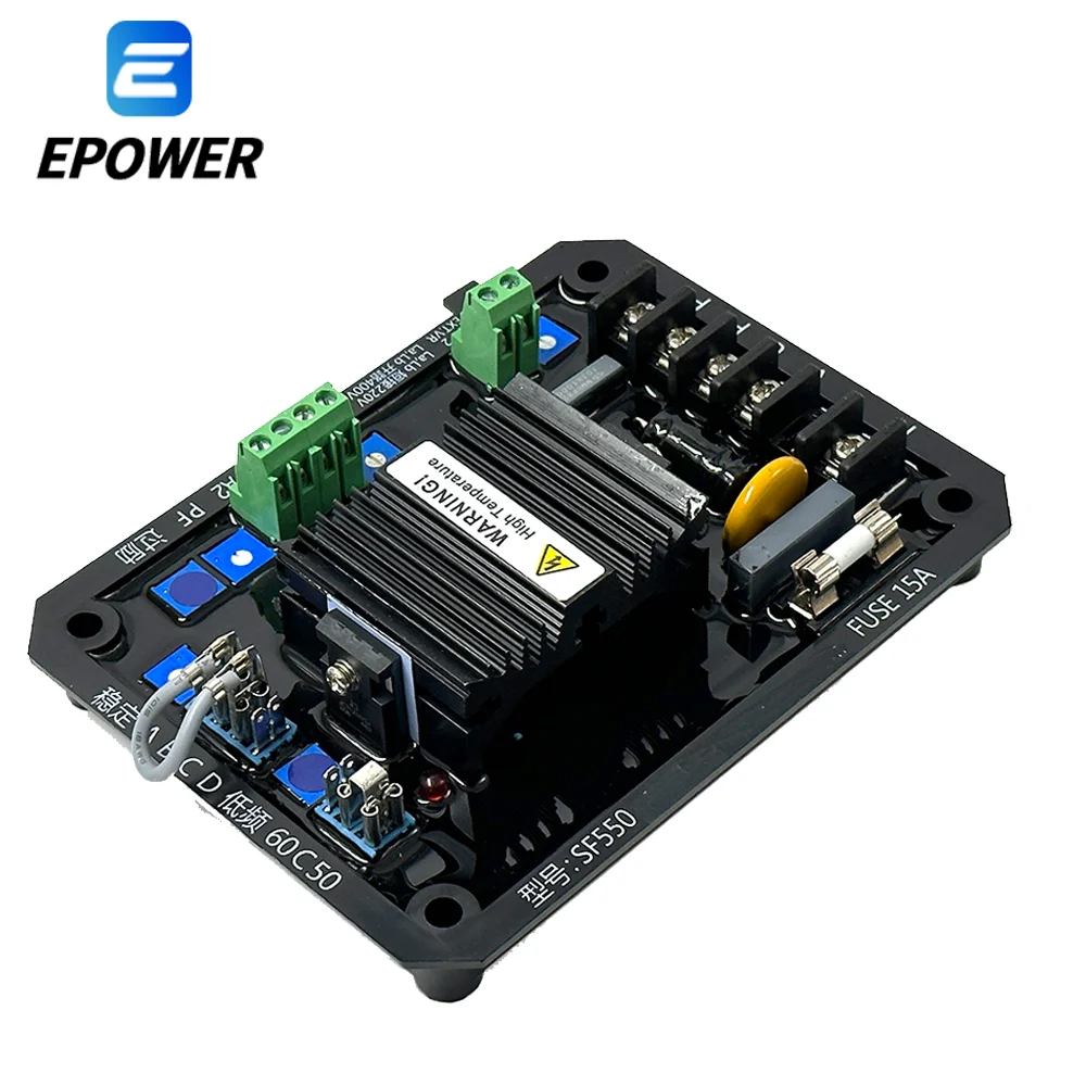 Brushless SF550A diesel generator AVR automatic voltage regulator regulator voltage regulator direct plate manufacturers