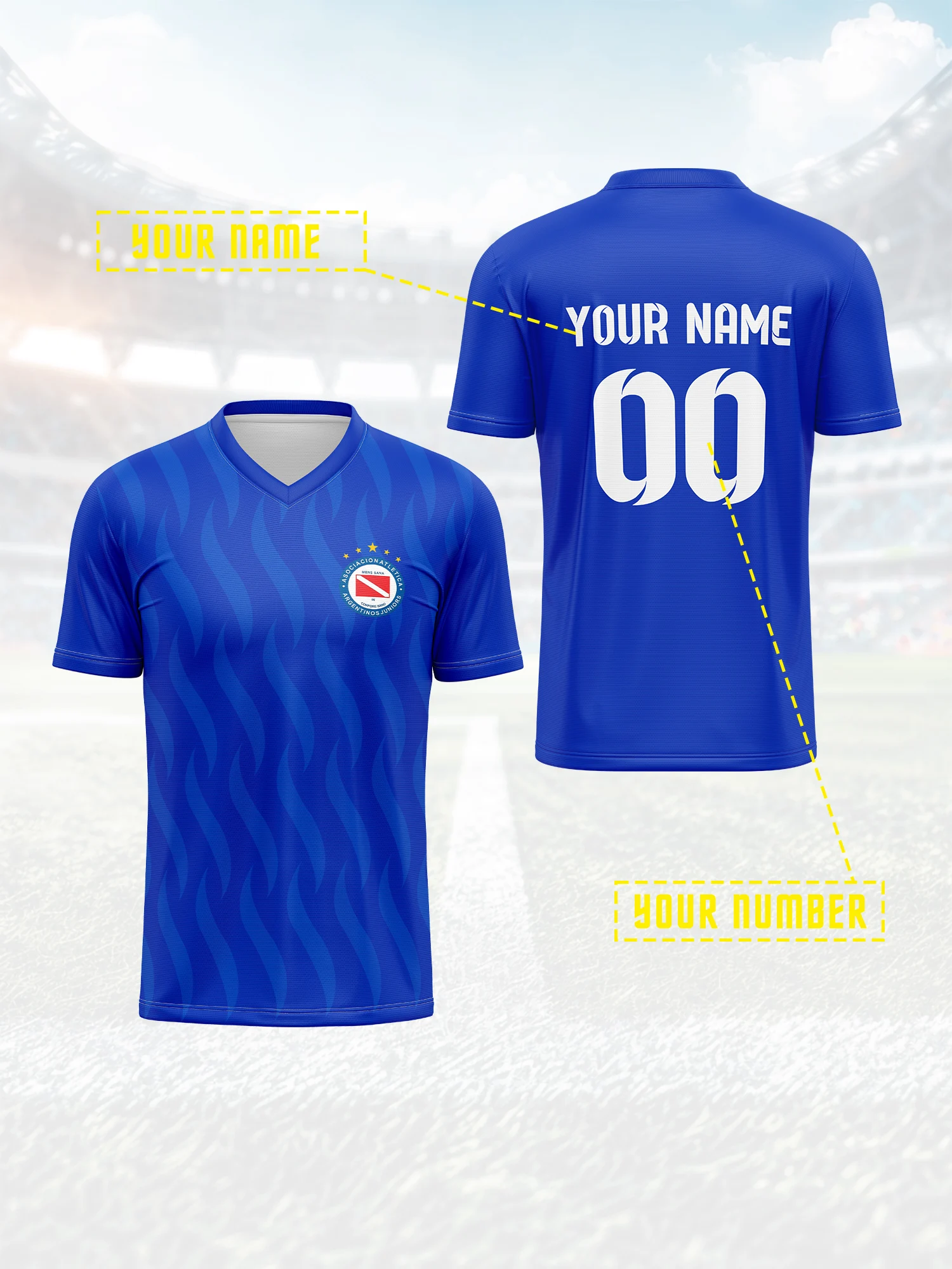 

2026 Men's and Women's Customized Name and Number Sports V-Neck Jerseys, Quick-Drying, Fashionable, Sublimation Technology
