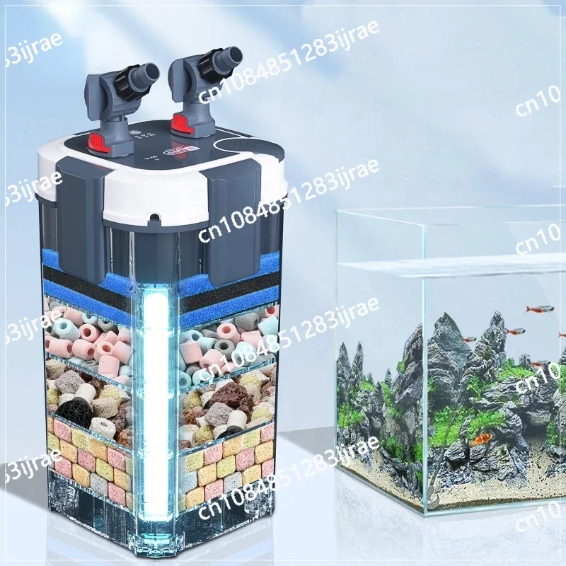 Lamp Filter for Fish Tank Aquarium Water Filter External Canister Filter with Uv