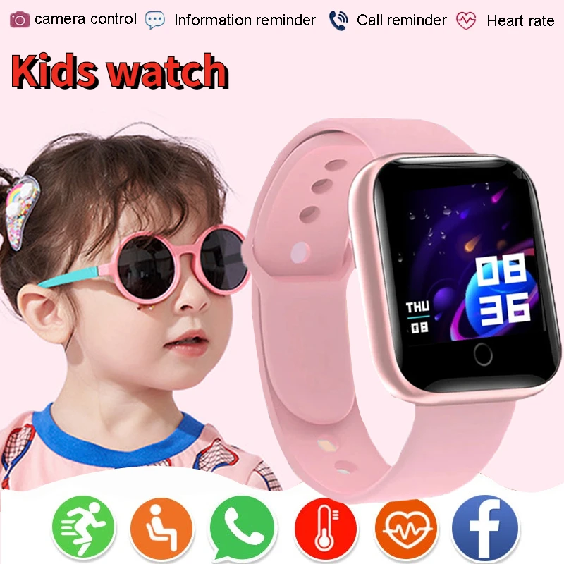 2023 Cute cartoon Kid's Smart Digital Bluetooth Watch With Call Reminder Step Count Monitoring For Children Girls Boys Clock