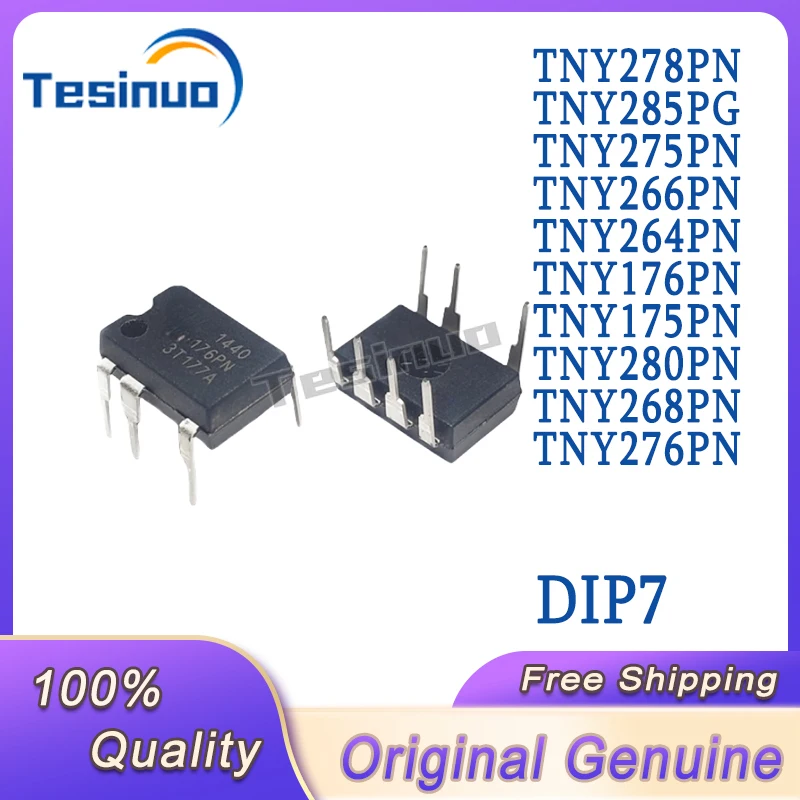 10/PCS New Original TNY176PN TNY175PN TNY264PN TNY266PN TNY268PN TNY275PN TNY276PN TNY278PN TNY280PN TNY285PG DIP-7 In Stock