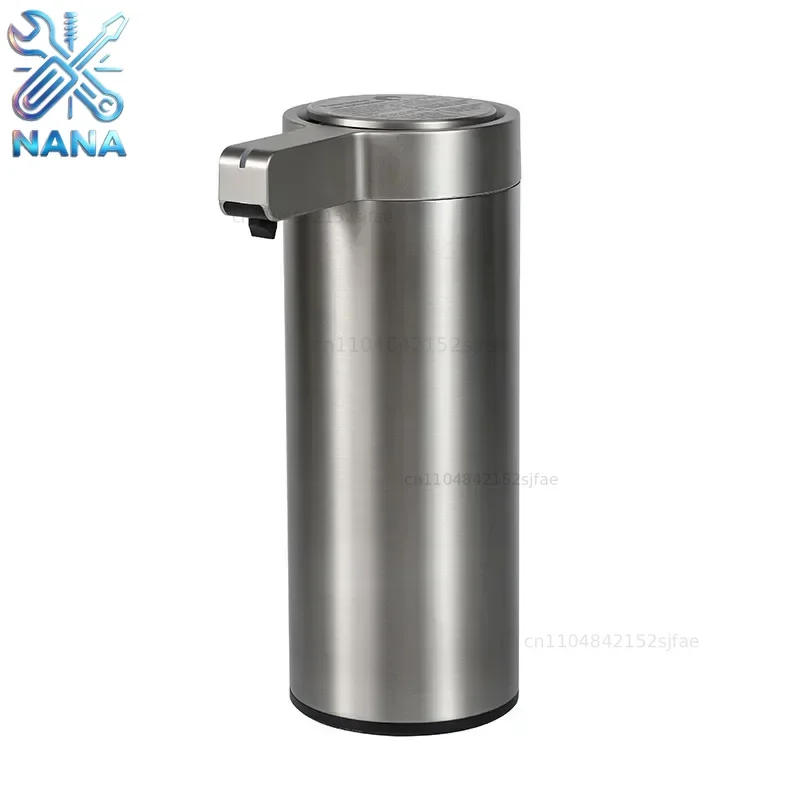 304 Stainless Automatic Liquid Soap Dispensers Steel Kitchen Metal Lotion Bottle Touchless Induction Sensor Bathroom Accessories