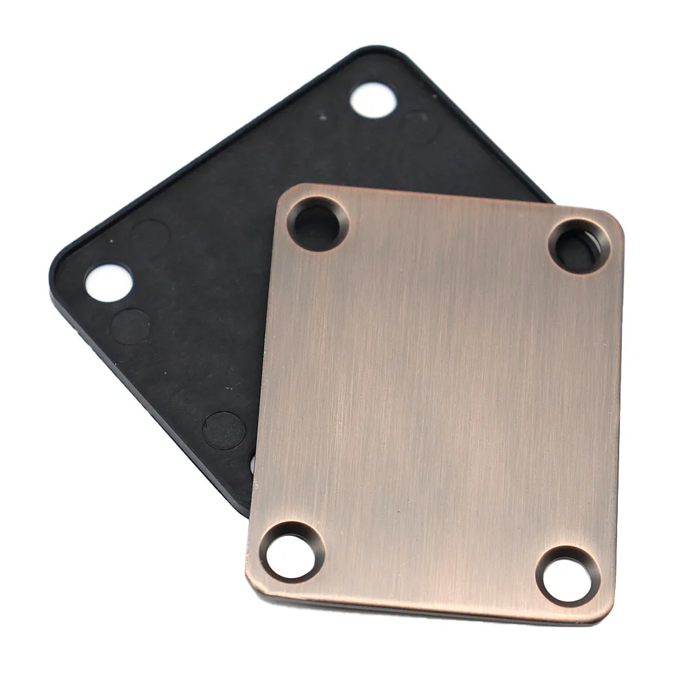 1 Set E-Gitarren-Halsplatte mit Schrauben für ST TL Gitarre Jazz Bass Ersatz-Gitarrenzubehör 7 Farben – Detail 3