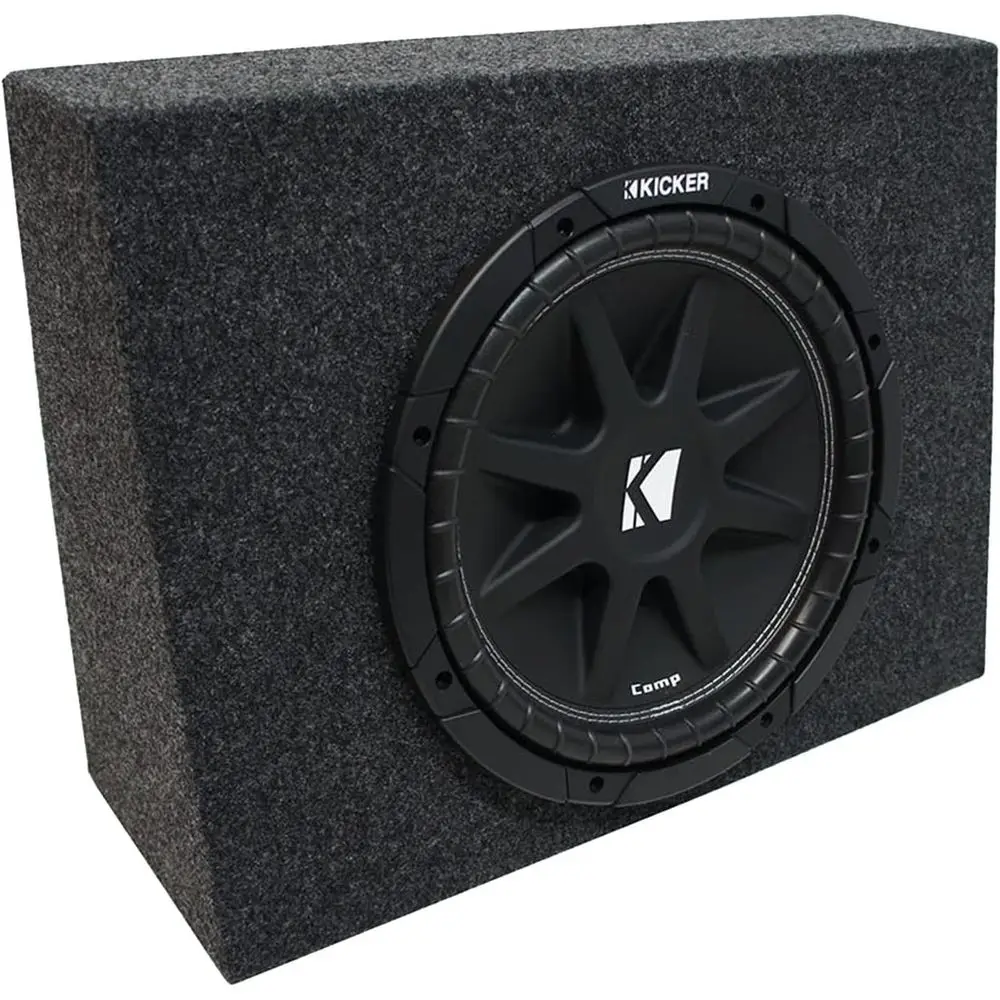 

43C104-N Bundle with Unil Regular Stand Cab Truck Comp C10 Single 10" Sub Box Enclosure - inal 4 Ohm