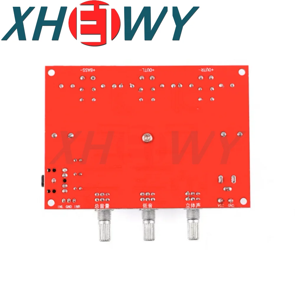 Carte d'amplificateur de puissance de caisson de basses numérique XH-M139 2x50W 100W 2.1 canaux TPA3116wiches 3 canaux sonores économie d'énergie Pure HiFi Music