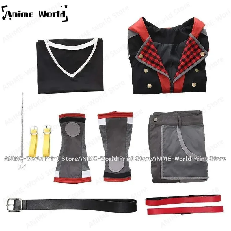 《Custom 》Game Kingdom Hearts Iii Sora Cosplay Costume Party Christmas Halloween Any Sizes;2,k'5,t;8.