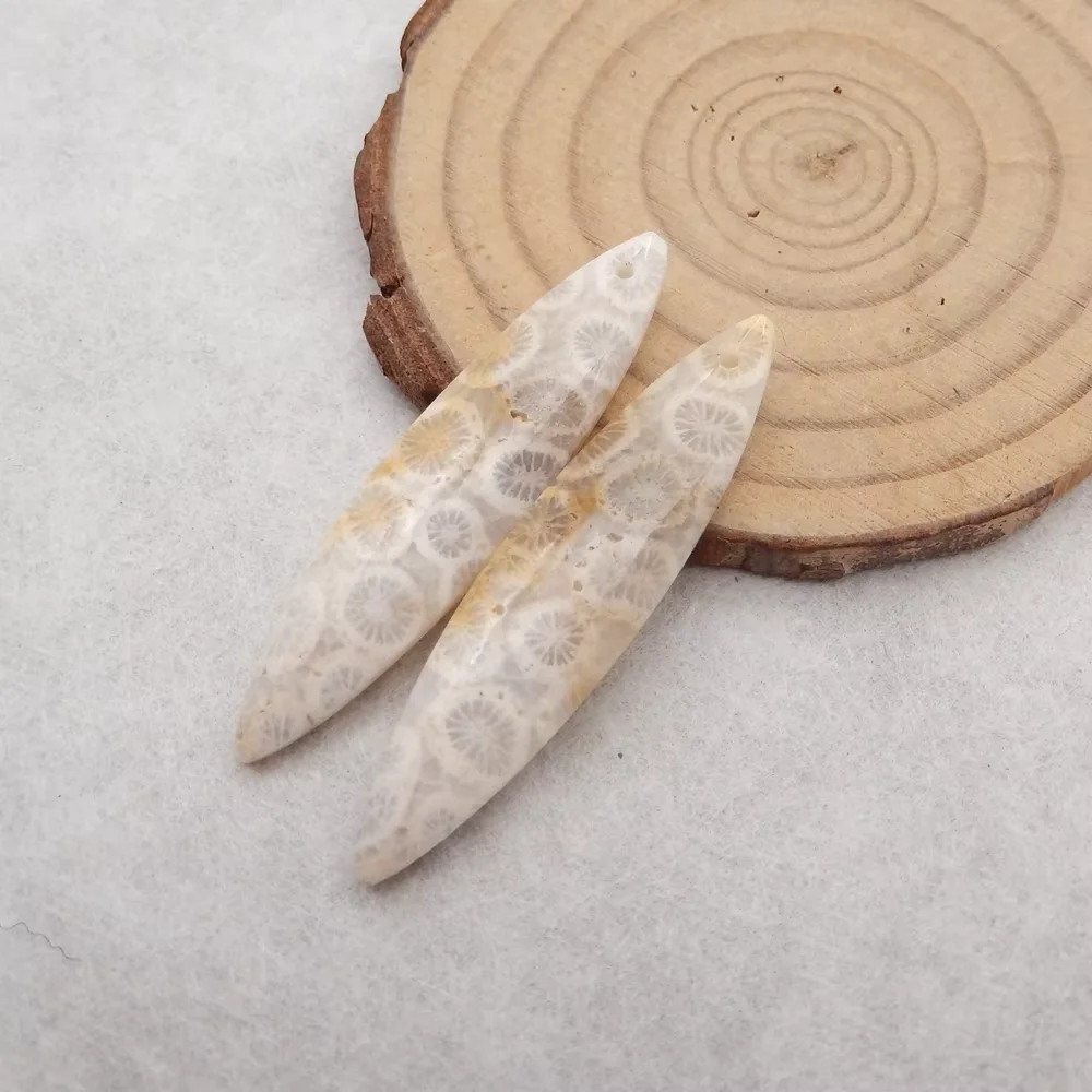 Natural Indonesian Coral Water Drop Earrings  Design Drill Accessory Fashion Woman Beads Semi-precious Stones Jewelry