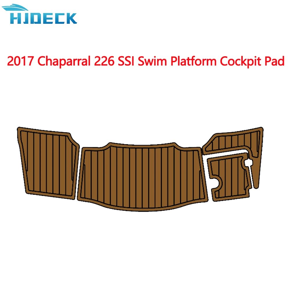 2017 Chaparral 226 SSI Traction Mat Foot Pad Self Adhesive Sport Cockpit Swimming platform Cockpit Pad Customizable