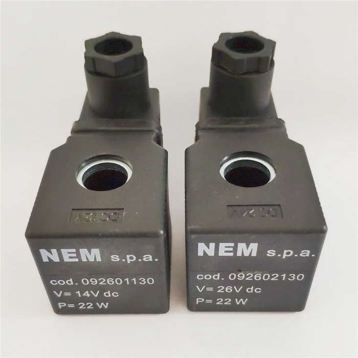 

For excavator solenoid valve coil Foton Lovol excavator pilot solenoid valve DC24V DC12V