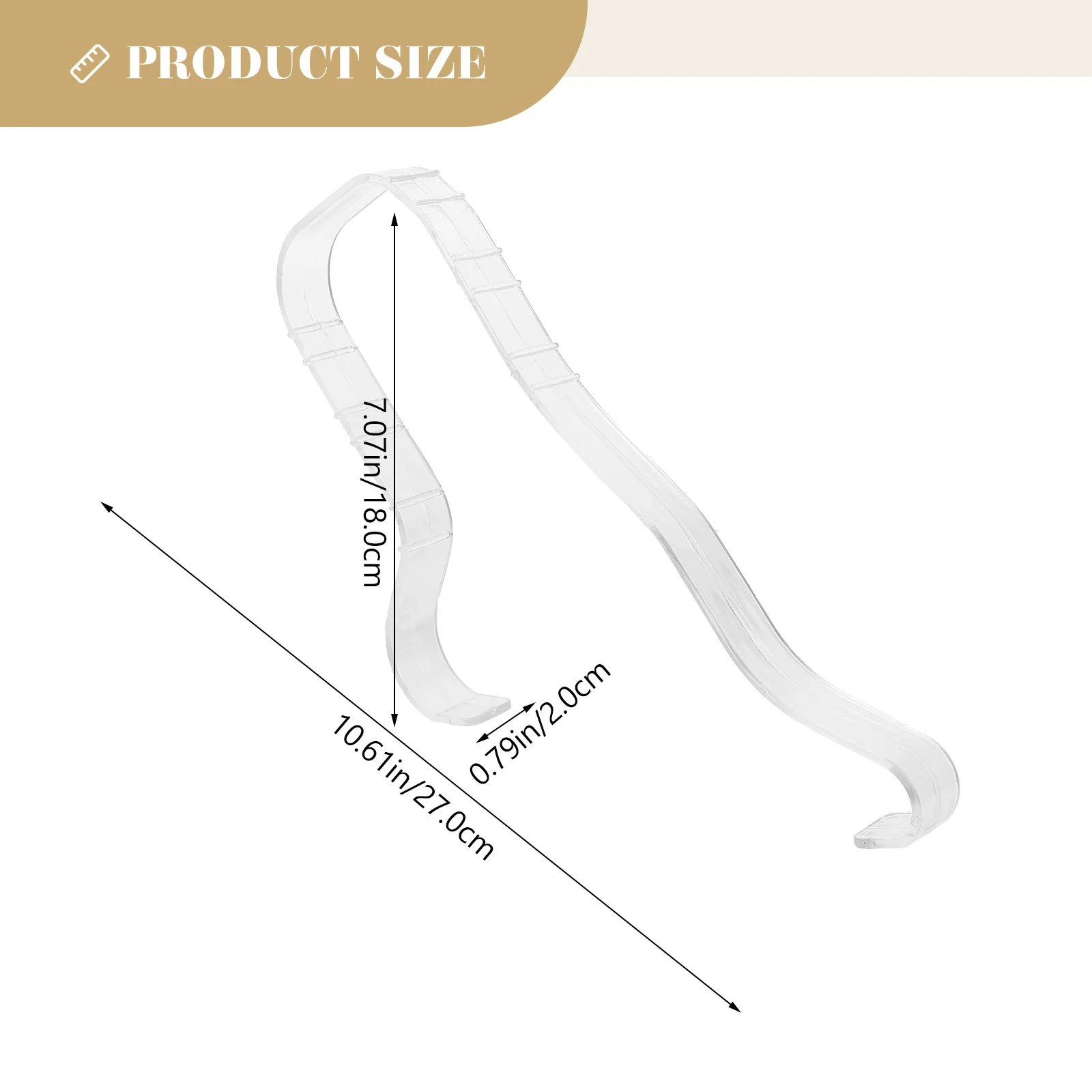 6pcs Display Stand Plastic Shoe Shaper Strong Hardness Smooth Edges Lightweight For Retail Shop Shelf Closet Shoe Rack Storage